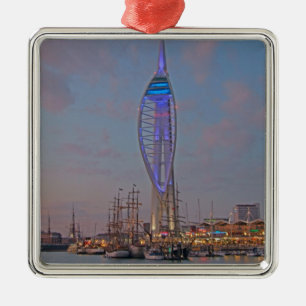 Portsmouth, Hampshire, England Metal Tree Decoration
