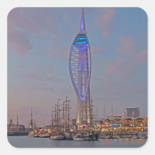 Portsmouth, Hampshire, England Square Sticker