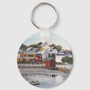 Portsmouth Harbour, New Hampshire Key Ring