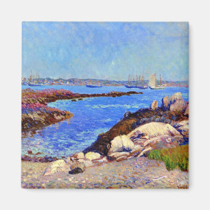 Portsmouth Harbour, NH fine art painting, Magnet