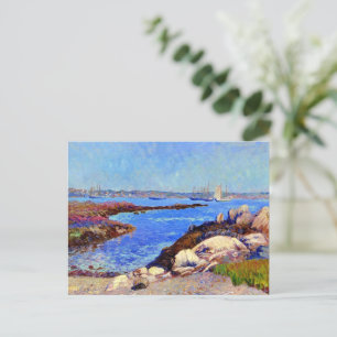 Portsmouth Harbour, NH fine art painting, Postcard
