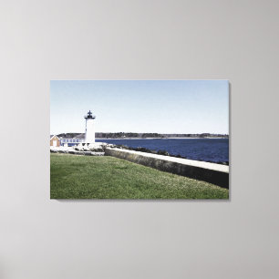 Portsmouth Lighthouse Canvas Print