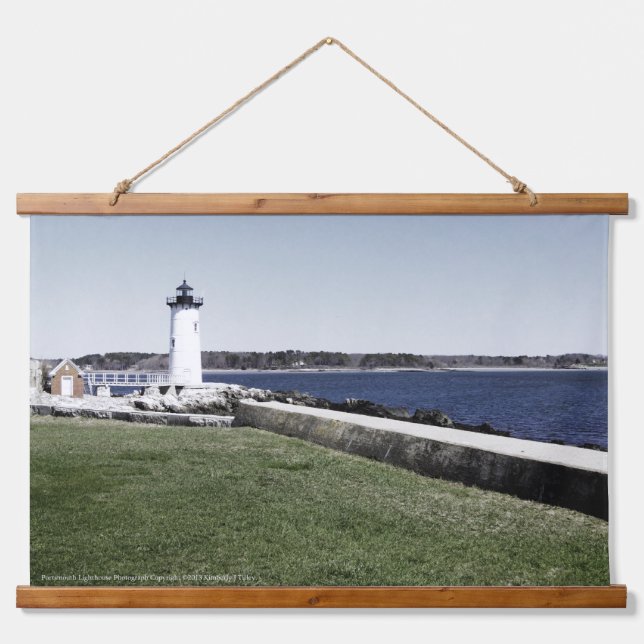 Portsmouth Lighthouse Hanging Tapestry (Front)