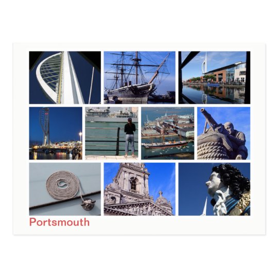 Portsmouth multi-image postcard
