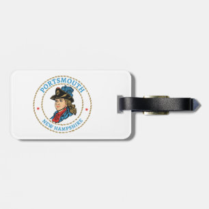 Portsmouth New Hampshire Colonial Luggage Tag