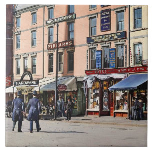 Portsmouth, NH - Congress Street, North Side c1907 Tile
