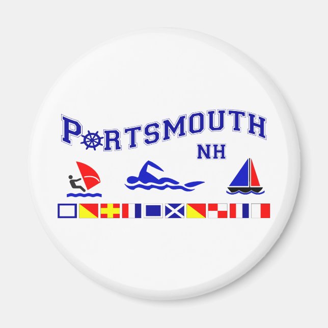 Portsmouth, NH Magnet (Front)