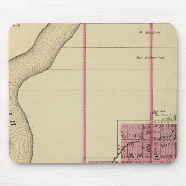 Portsmouth, Ohio 2 Mouse Mat (Front)