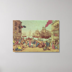 Portsmouth Point, 1811 Canvas Print