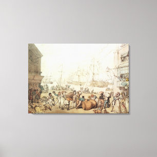 Portsmouth Point, 1811 Canvas Print