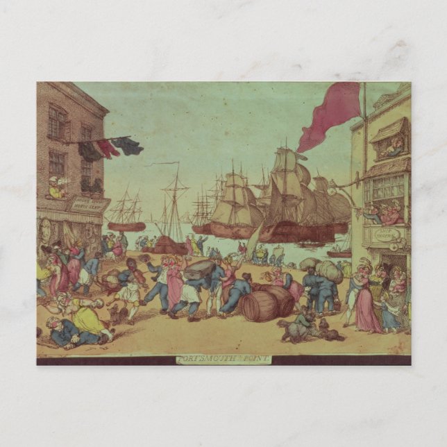 Portsmouth Point, 1811 Postcard (Front)