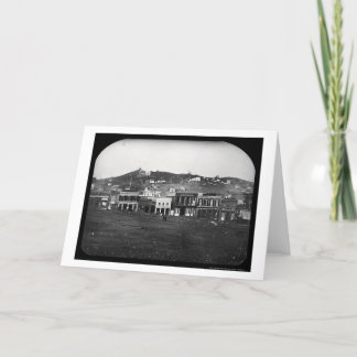 Portsmouth Square San Francisco Daguerreotype 1851 Card