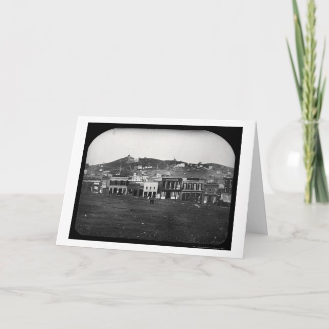 Portsmouth Square San Francisco Daguerreotype 1851 Card (Front)