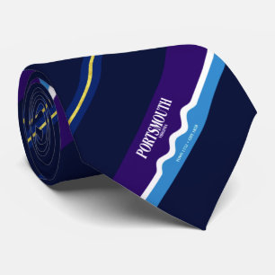 Portsmouth (Virginia) city flag Neck Tie