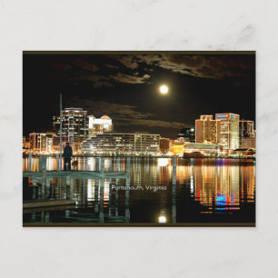 Portsmouth, Virginia skyline Postcard