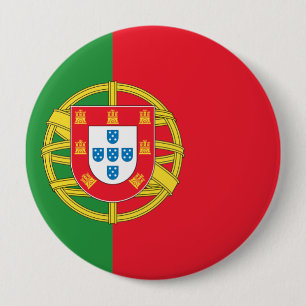 Portugal 10 Cm Round Badge