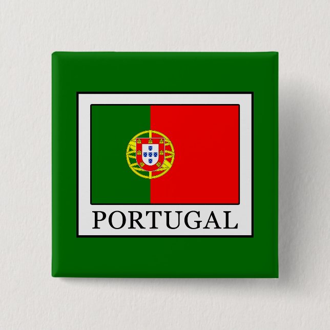 Portugal 15 Cm Square Badge (Front)