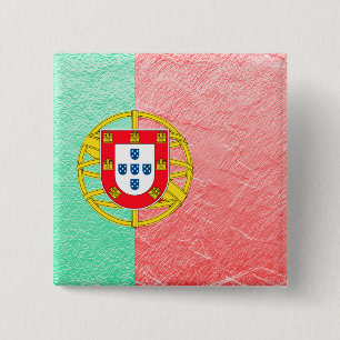 Portugal 15 Cm Square Badge