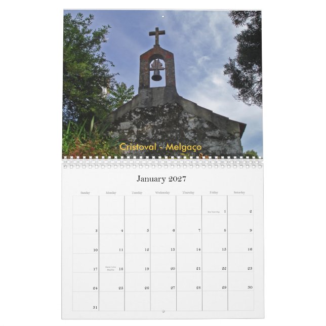 Portugal 2008 calendar (Jan 2027)