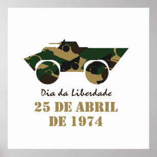 Portugal, 25 de Abril - Freedom Day Poster