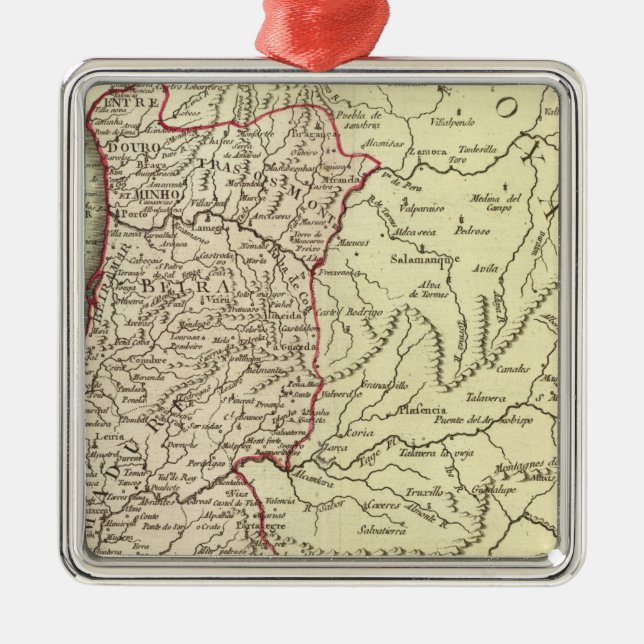 Portugal 3 metal tree decoration (Front)