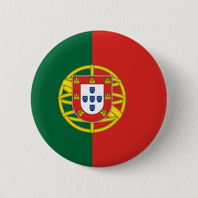 portugal 6 cm round badge (Front)