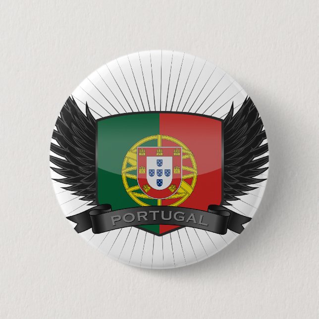 PORTUGAL 6 CM ROUND BADGE (Front)