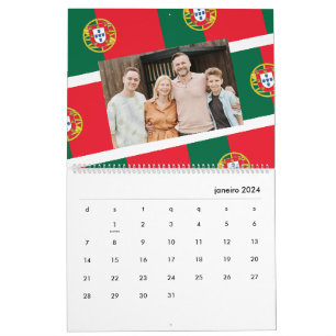 Portugal   Add Your Photo Portuguese Flag 2025 Calendar