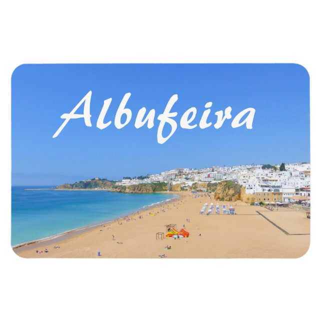 Portugal Albufeira Beach Souvenir Magnet (Horizontal)