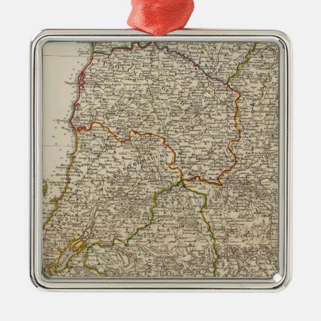 Portugal, Algarve Metal Tree Decoration (Front)