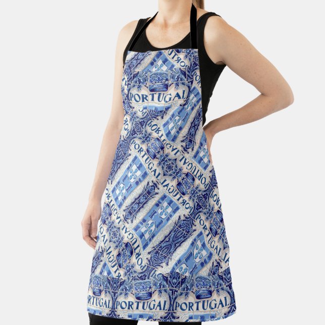 Portugal All-Over Print Apron (Insitu)