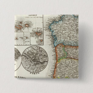 Portugal and Cape Verde Islands 15 Cm Square Badge