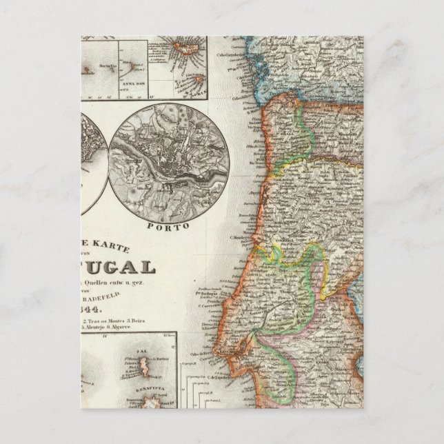 Portugal and Cape Verde Islands Postcard (Front)