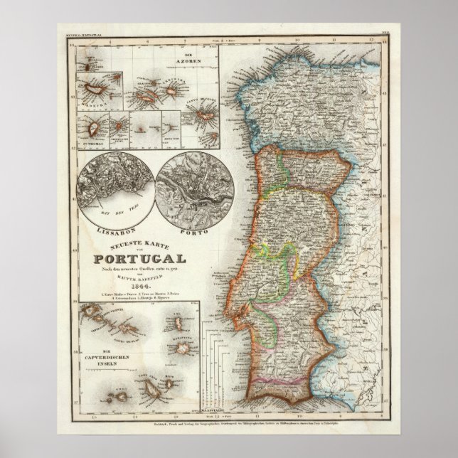 Portugal and Cape Verde Islands Poster (Front)