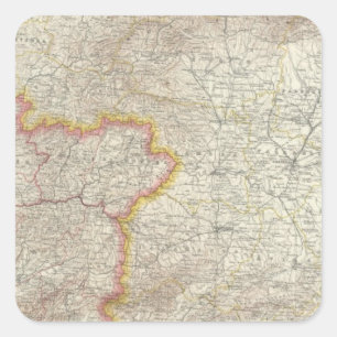 Portugal and Spain Square Sticker