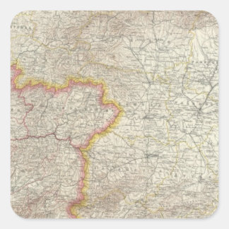 Portugal and Spain Square Sticker