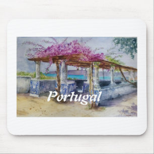 Portugal art Mirador de Setúbal Mouse Mat