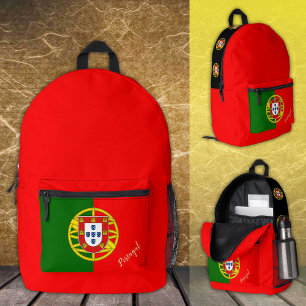 Portugal, backpack, Portuguese Flag / Custom Printed Backpack