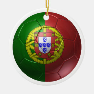 Portugal ball ceramic tree decoration