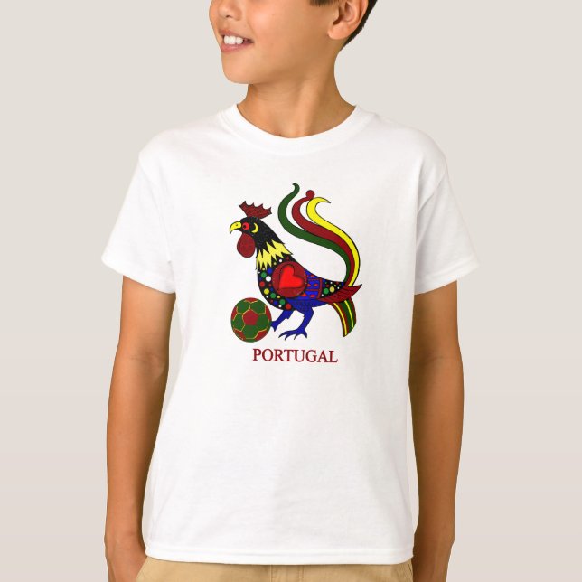 Portugal Barcelos "Galo" Football Player T-Shirt (Front)