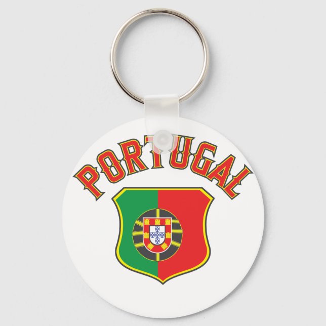 Portugal Big and Bold Key Ring (Front)