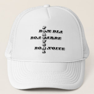 Portugal Bom Dia Boa Tarde Boa Noite Baseball Trucker Hat