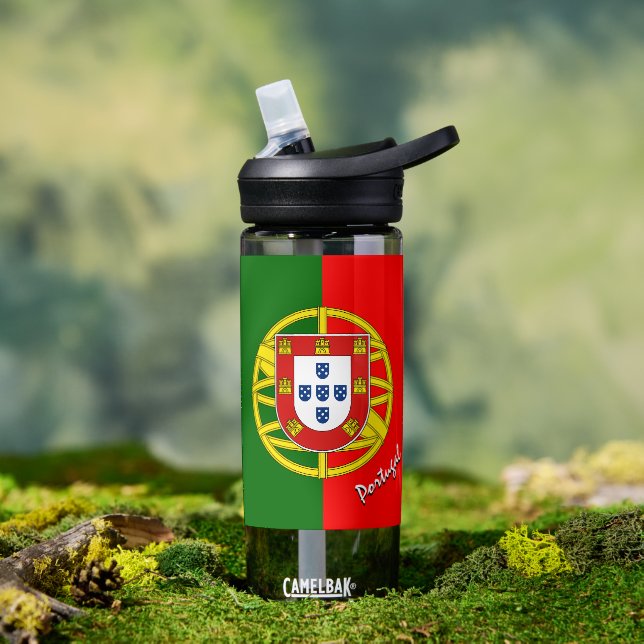 Portugal bottle, patriotic Portuguese Flag Water Bottle (Outdoor)