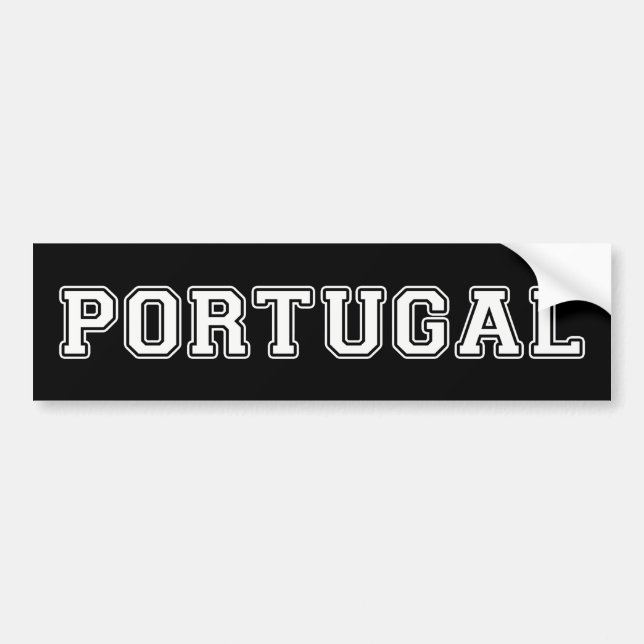 Portugal Bumper Sticker (Front)
