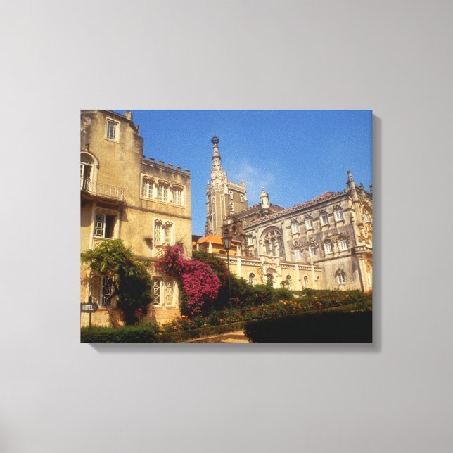 Portugal, Bussaco Palace. Canvas Print (Front)