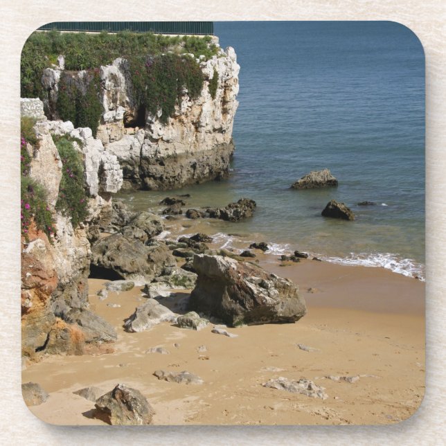 Portugal, Cascais. Praia da Rainha, a beach in Coaster (Front)