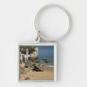 Portugal, Cascais. Praia da Rainha, a beach in Key Ring