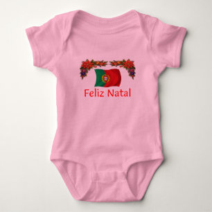 Portugal Christmas Baby Bodysuit
