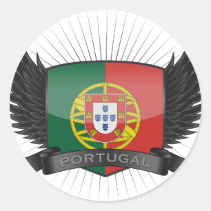 PORTUGAL CLASSIC ROUND STICKER