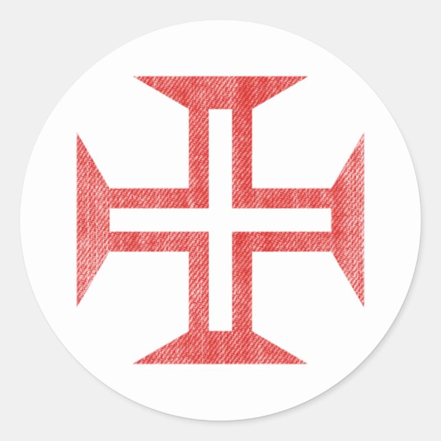 PORTUGAL CLASSIC ROUND STICKER (Front)